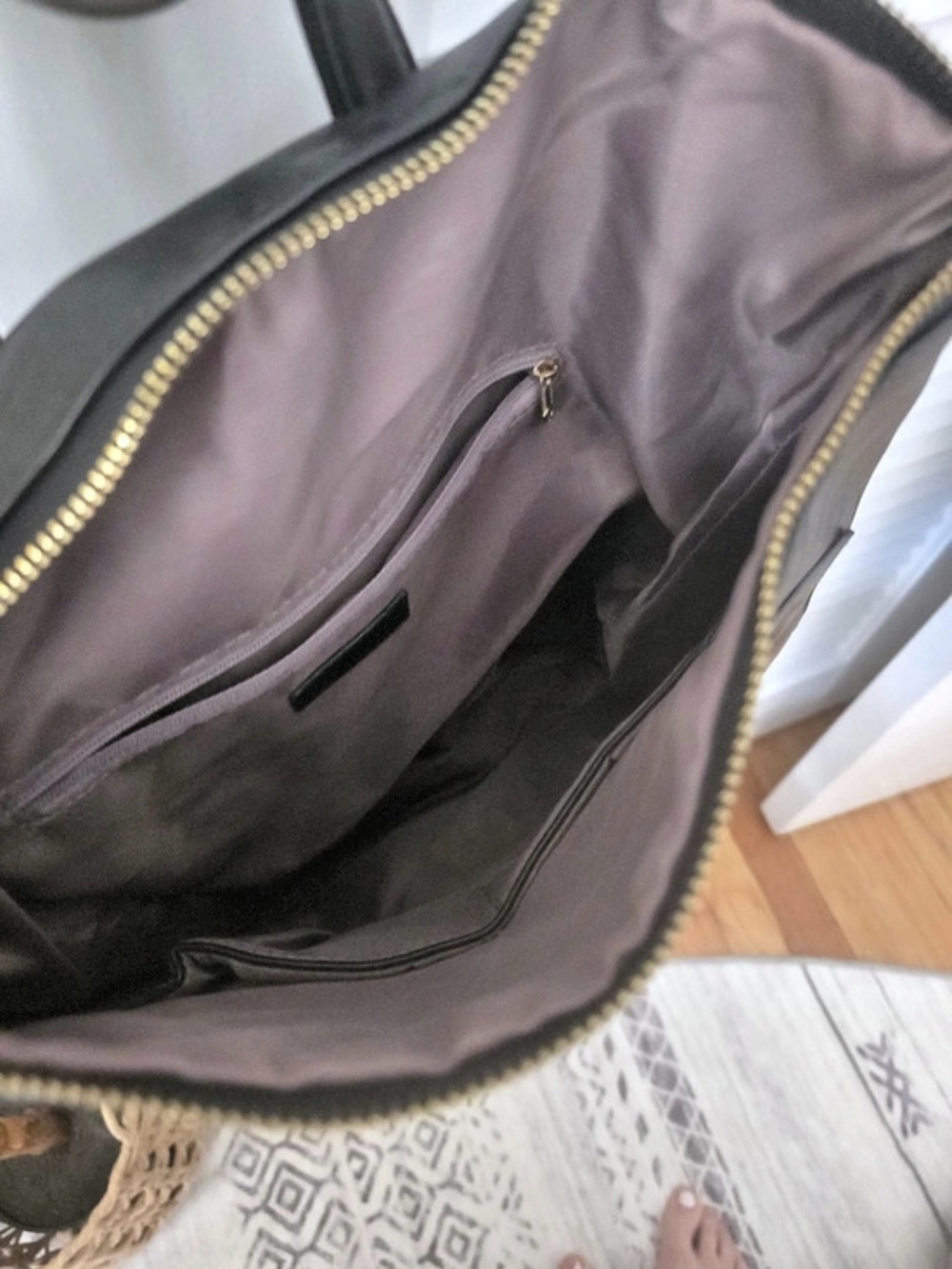 Black Convertible Backpack - Picture 4 of 4
